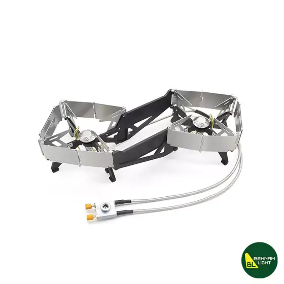 سرشعله کمپینگ تاشو دو شعله بی آر اس BRS مدل BRS-32