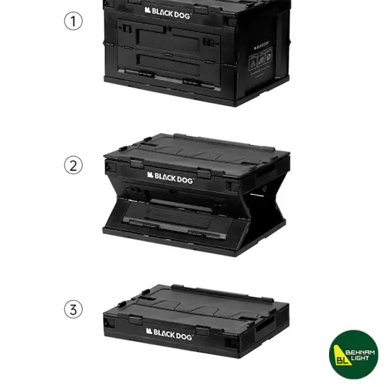 جعبه وسایل تاشو 50 لیتر بلک داگ مدل CBD2450XB014