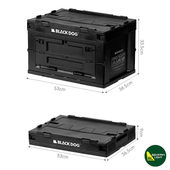 جعبه وسایل تاشو 50 لیتر بلک داگ مدل CBD2450XB014