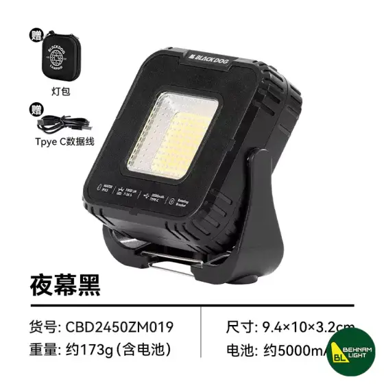 چراغ پروژکتور دو طرفه بلک داگ مدل CBD2450ZM019