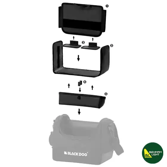 کیف تاکتیکال بلک داگ مدل CBD2450XB018