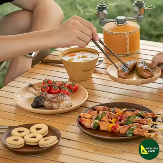 بشقاب چوبی سفری نیچرهایک NH20CJ013