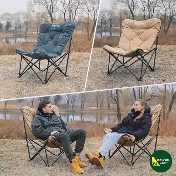 صندلی تاشو لوکس کینگ کمپ مدل KC2224