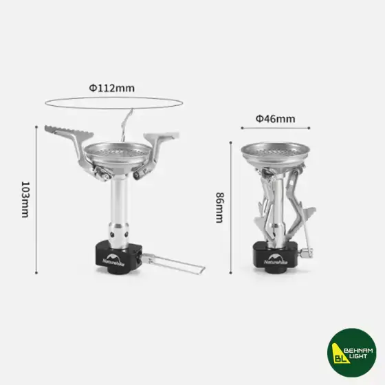سرشعله کوچک کوهنوردی نیچرهایک مدل CNH22CJ009