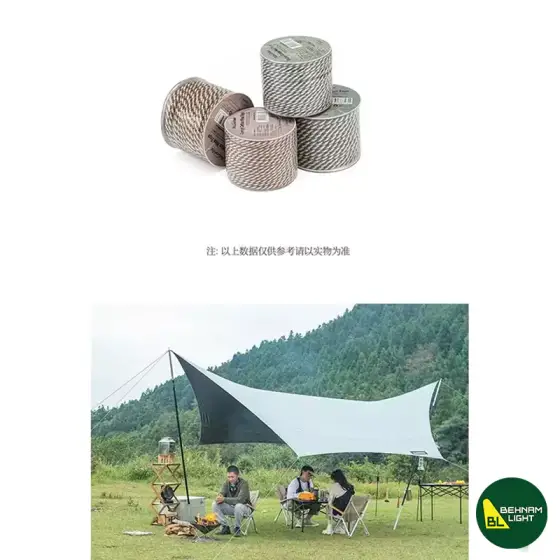 طناب باد چادر 20 متری نیچرهایک مدل NH20PJ122