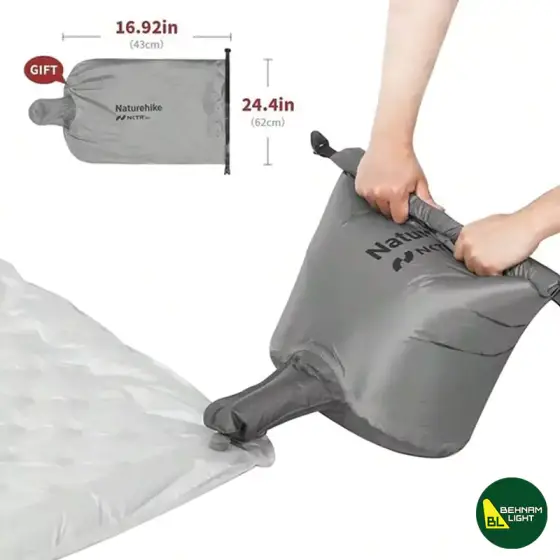 زیرانداز بادی کیسه خواب نیچرهایک‏ مدل CNK2450WS015‏