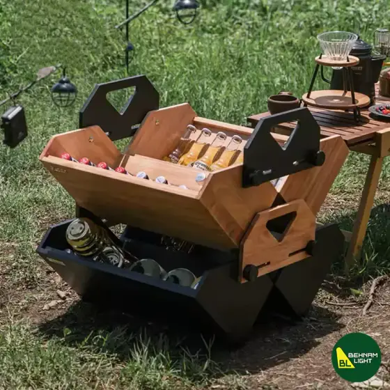 جعبه چوبی چندکاره 50 لیتر نیچرهایک مدل NH21SNX07