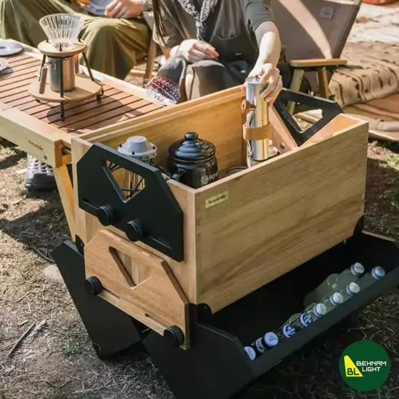 جعبه چوبی چندکاره 50 لیتر نیچرهایک مدل NH21SNX07