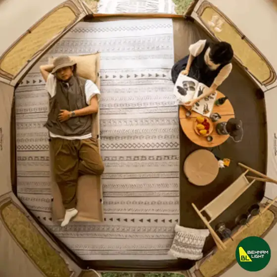 چادر هشت‌ ضلعی 3-4 نفره نیچرهایک مدل NH22ZP012