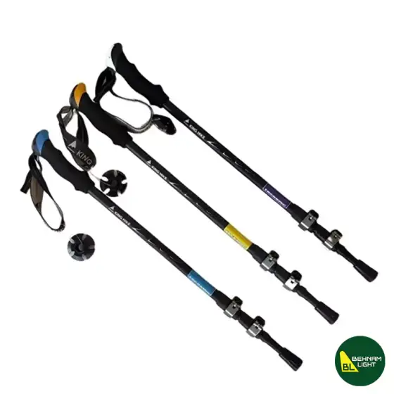 باتوم کلیپس فلزی پک 2 عددی کینگ هایک مدل HK-3-8009