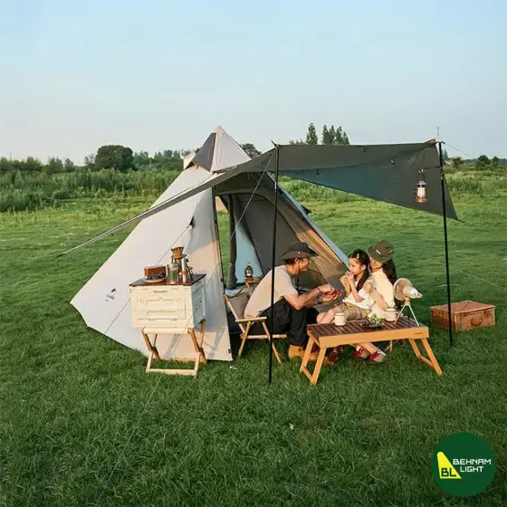 چادر اتوماتیک هرمی چهار طرفه نیچرهایک مدل CNH22ZP010