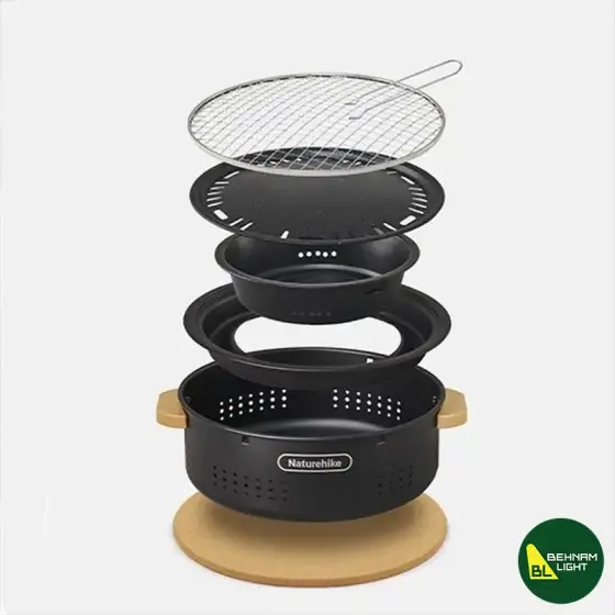 اجاق گاز گرد رومیزی نیچرهایک مدل CNK2550CF010