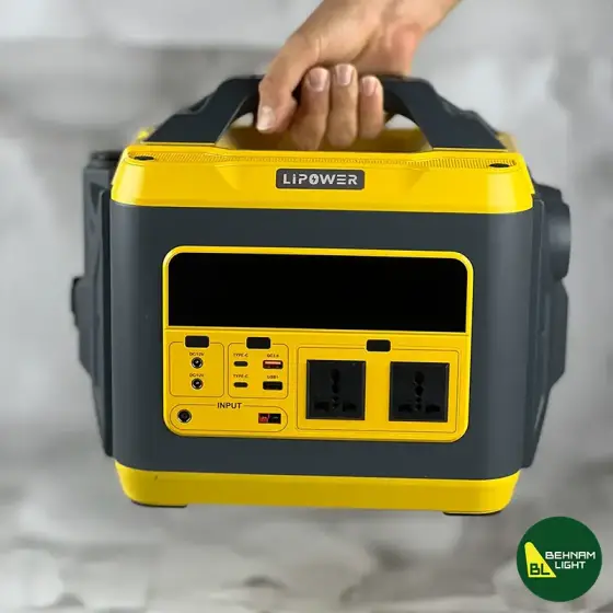 پاور استیشن 1200 وات لی پاور قابل حمل LIPOWER مدل M1200L-S