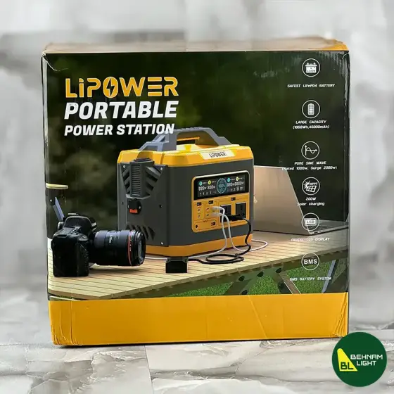 پاور استیشن 1200 وات لی پاور قابل حمل LIPOWER مدل M1200L-S