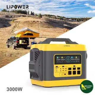 پاور استیشن 3000 وات لی پاور قابل حمل LIPOWER مدل M3000-S