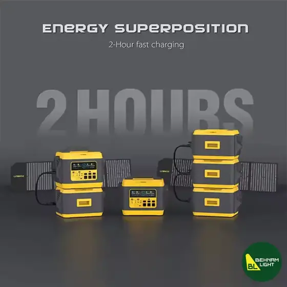 پاور استیشن 3000 وات لی پاور قابل حمل LIPOWER مدل M3000-S