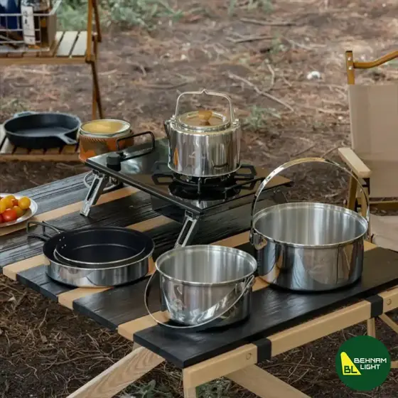 ست ظروف استیل نیچرهایک NH22CJ005