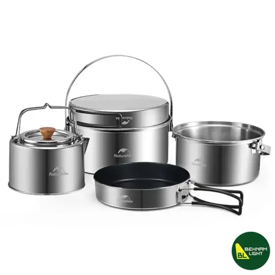 ست ظروف استیل نیچرهایک NH22CJ005