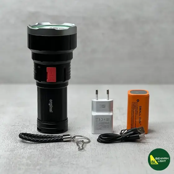 چراغ قوه پلیسی دستی اسمال سان مدل ZY-T221