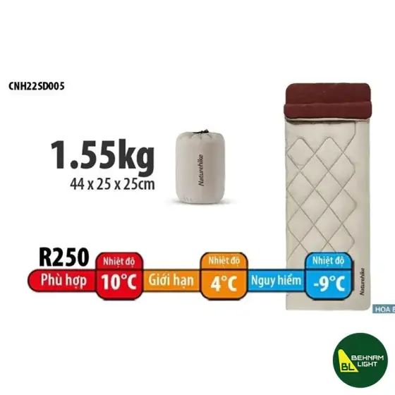 کیسه خواب نیچرهایک مدل CNH22SD005