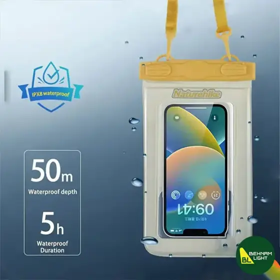 کاور ضدآب موبایل نیچرهایک مدل CNK2300BS015