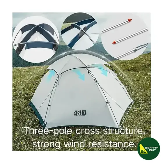 چادر کوهنوردی دو نفره نیچرهایک مدل CNK2350WS011