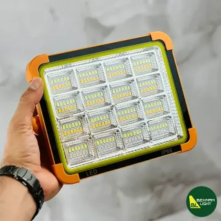 چراغ پروژکتور شارژی خورشیدی زینگارو مدل D9