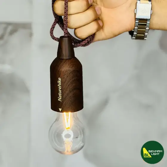 چراغ آویز حبابی شارژی نیچرهایک 2 وات مدل NH21ZM002