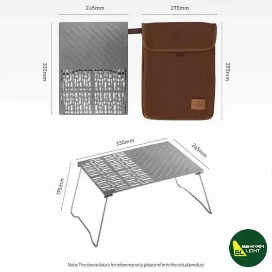 گریل تاشو تیتانیومی مدل NH20SK015