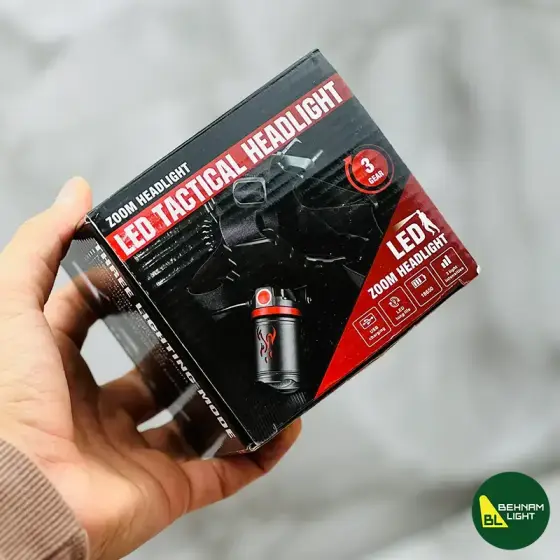 چراغ پیشانی زوم دار اسمال سان مدل ZY-T334