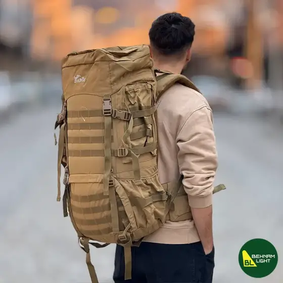کوله پشتی تاکتیکال 80 لیتری بابوس