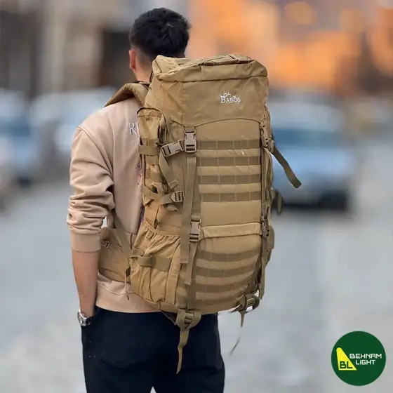 کوله پشتی تاکتیکال 80 لیتری بابوس