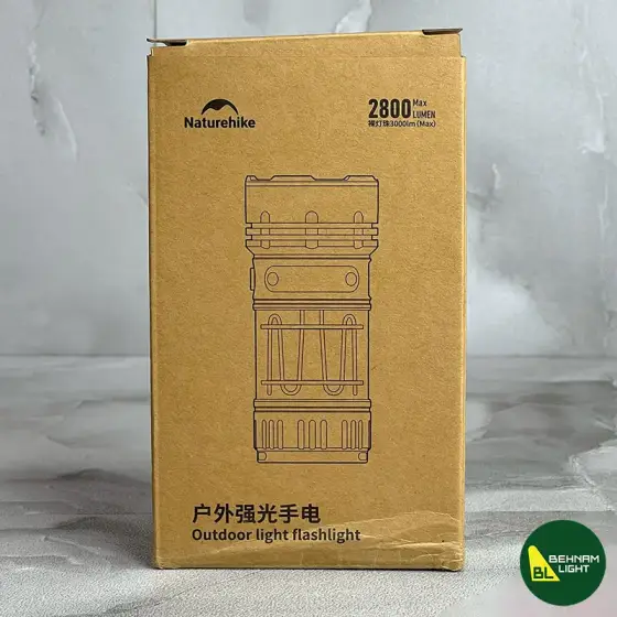 چراغ قوه جیبی نیچرهایک 2800 لومن مدل CNK2300011